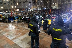 Po aštrios protesto organizatorių kritikos G. Paluckas teisinasi: įvyko kažkoks nesusipratimas