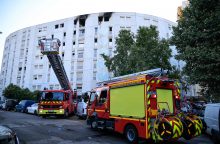 Prancūzijoje per gaisrą pastate Nicoje žuvo septyni žmonės