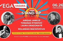 „Megoje“ – nemokamas „stand-up“ komedijos vakaras kartu su R. Mackevičiumi 