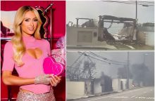 Los Andželo gaisruose liepsnos surijo Paris Hilton namus: netektis yra didžiulė