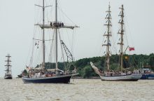 Savaitgalį „The Tall Ships Races 2024“ burlaiviai įveikė pirmąjį lenktynių etapą Helsinkyje