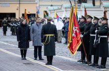 Iškilminga ceremonija: Kasčiūnas Šakalienei perleido vadovavimą KAM