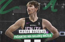 Lietuva turi naują NBA žaidėją – naujokų biržoje pašauktas devyniolikmetis M. Buzelis